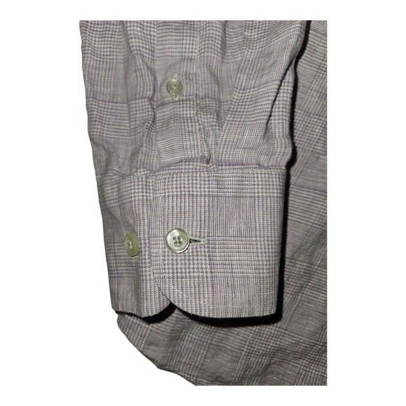 UNTUCKit Button Shirt Long Sleeve Men's XL Slim Fit 100% Linen Wrinkle Resistant - Picture 5 of 8